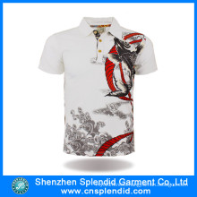 China Factory Custom Design 100% Cotton Polo Shirt for Men